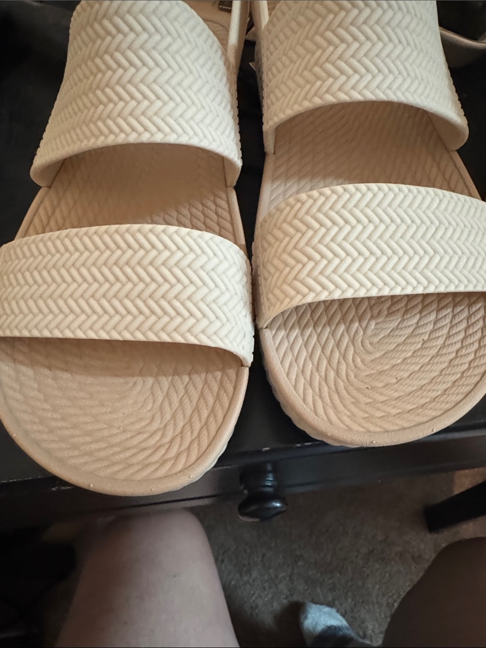 Reef ivory Women's Slingback Sandals - Comfortable Summer Straps, waterproof—SZ6 - Picture 5 of 6